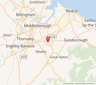 Map of Nunthorpe, EnglandEngland