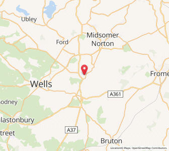 Map of Oakhill, EnglandEngland