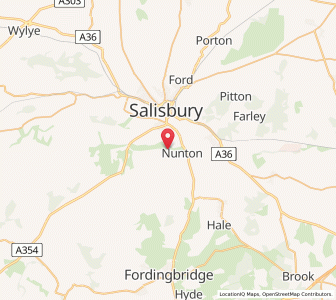 Map of Odstock, EnglandEngland