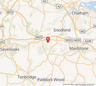 Map of Offham, EnglandEngland