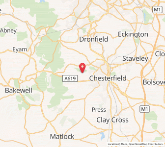 Map of Old Brampton, EnglandEngland