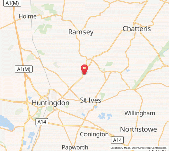 Map of Old Hurst, EnglandEngland