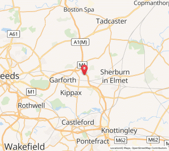 Map of Old Micklefield, EnglandEngland