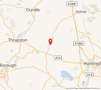 Map of Old Weston, EnglandEngland