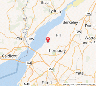 Map of Oldbury-on-Severn, EnglandEngland