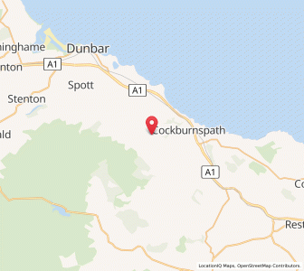 Map of Oldhamstocks, ScotlandScotland