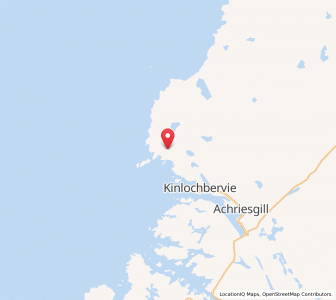 Map of Oldshore Beg, ScotlandScotland