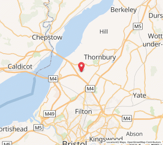 Map of Olveston, EnglandEngland