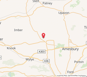 Map of Orcheston, EnglandEngland