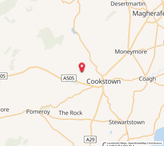 Map of Oritor, Northern IrelandNorthern Ireland