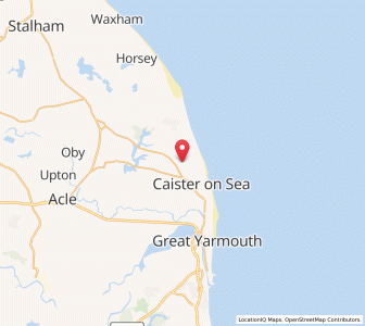 Map of Ormesby Saint Margaret, EnglandEngland