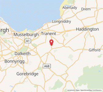 Map of Ormiston, ScotlandScotland