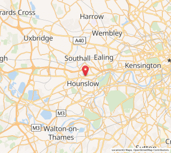 Map of Osterley, EnglandEngland
