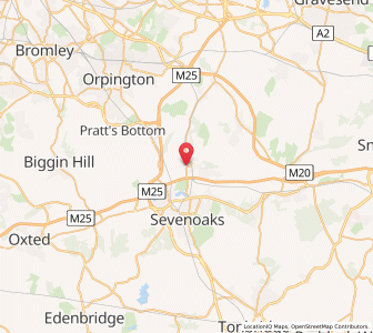 Map of Otford, EnglandEngland