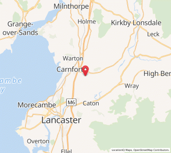 Map of Over Kellet, EnglandEngland