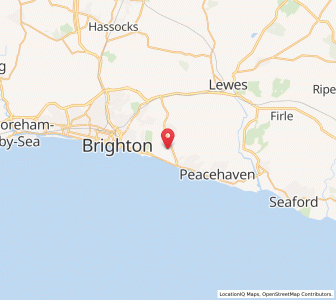 Map of Ovingdean, EnglandEngland
