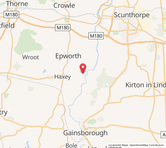 Map of Owston Ferry, EnglandEngland