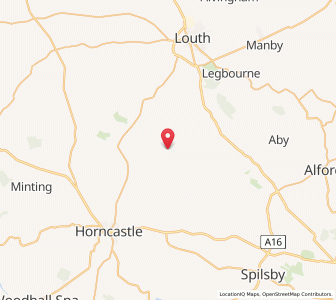 Map of Oxcombe, EnglandEngland