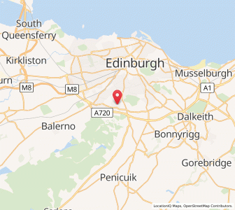 Map of Oxgangs, ScotlandScotland