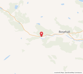 Map of Oykell Bridge, ScotlandScotland