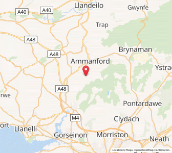 Map of Pant-y-ffynnon, WalesWales