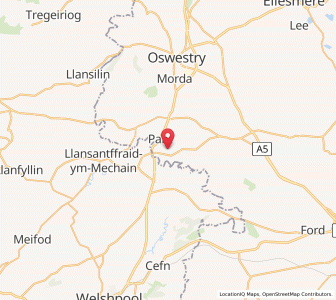 Map of Pant, EnglandEngland