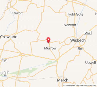 Map of Parson Drove, EnglandEngland