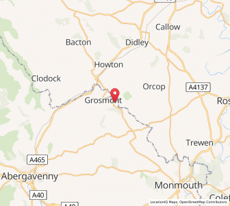 Map of Part-y-Seal, WalesWales