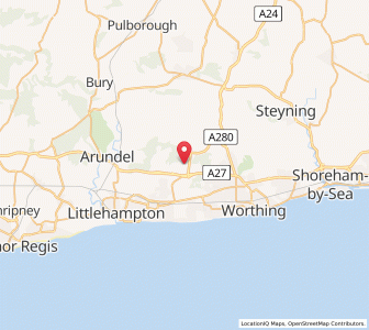 Map of Patching, EnglandEngland