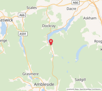 Map of Patterdale, EnglandEngland