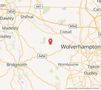 Map of Pattingham, EnglandEngland