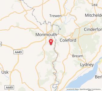 Map of Penallt, WalesWales