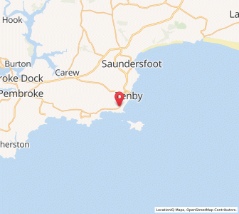 Map of Penally, WalesWales