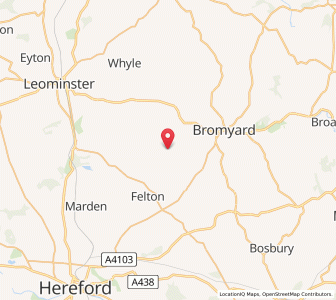 Map of Pencombe, EnglandEngland