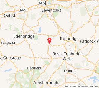 Map of Penshurst, EnglandEngland