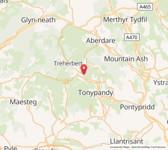 Map of Pentre, WalesWales