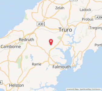 Map of Perranwell, EnglandEngland