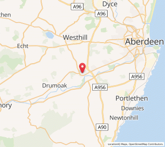 Map of Peterculter, ScotlandScotland