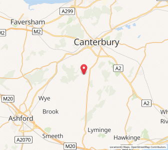 Map of Petham, EnglandEngland