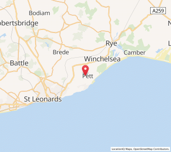 Map of Pett, EnglandEngland