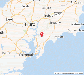 Map of Philleigh, EnglandEngland