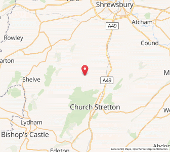 Map of Picklescott, EnglandEngland