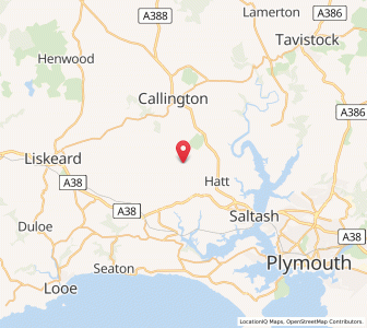 Map of Pillaton, EnglandEngland