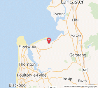 Map of Pilling, EnglandEngland