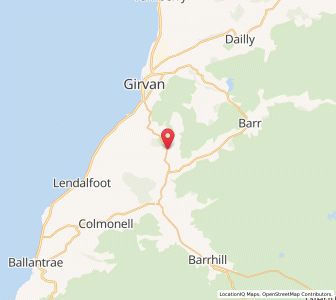 Map of Pinmore, ScotlandScotland