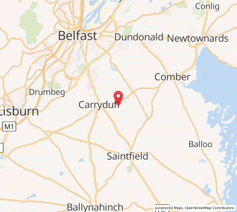 Map of Pipers Cross Roads, Northern IrelandNorthern Ireland