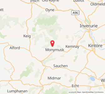 Map of Pitfichie, ScotlandScotland