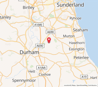 Map of Pittington, EnglandEngland