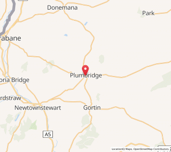 Map of Plumb Bridge, Northern IrelandNorthern Ireland