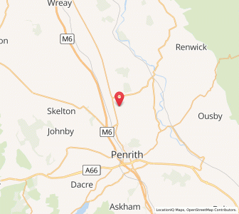 Map of Plumpton Wall, EnglandEngland